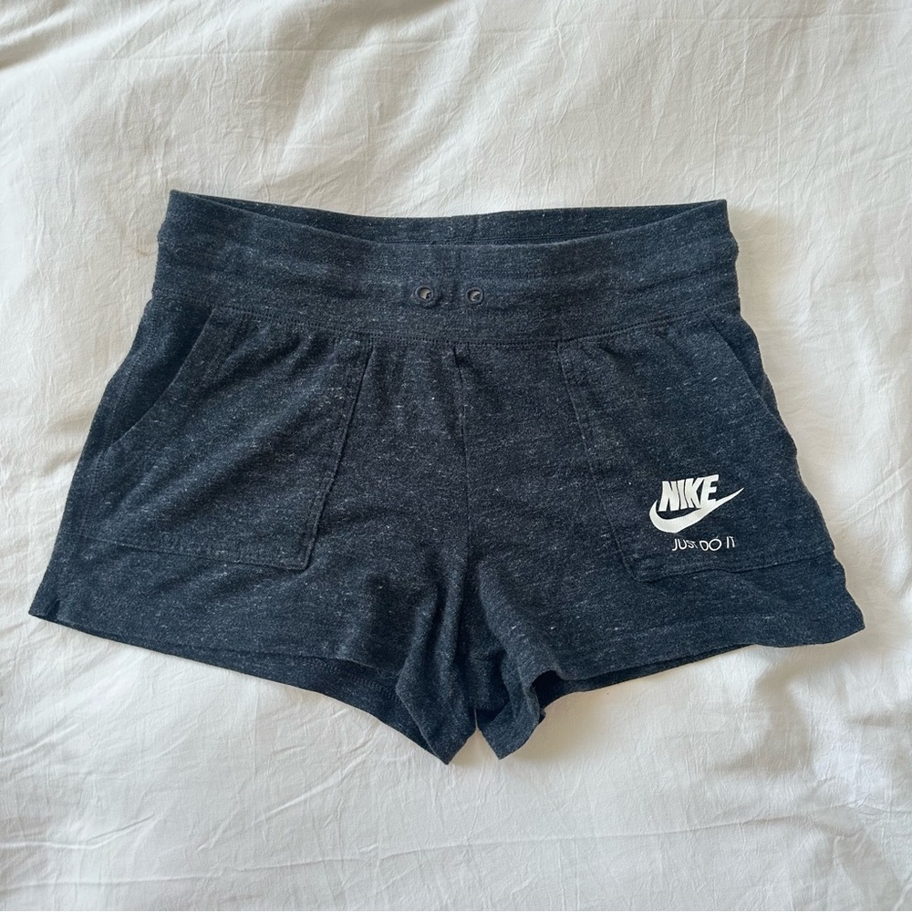 Nike Women's Charcoal Athletic Shorts